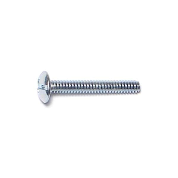 Midwest Fastener #6-32 x 1 in Combination Phillips/Slotted Truss Machine Screw, Zinc Plated Steel, 40 PK 36083 - main